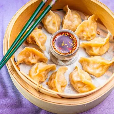 火腿芝士饺子